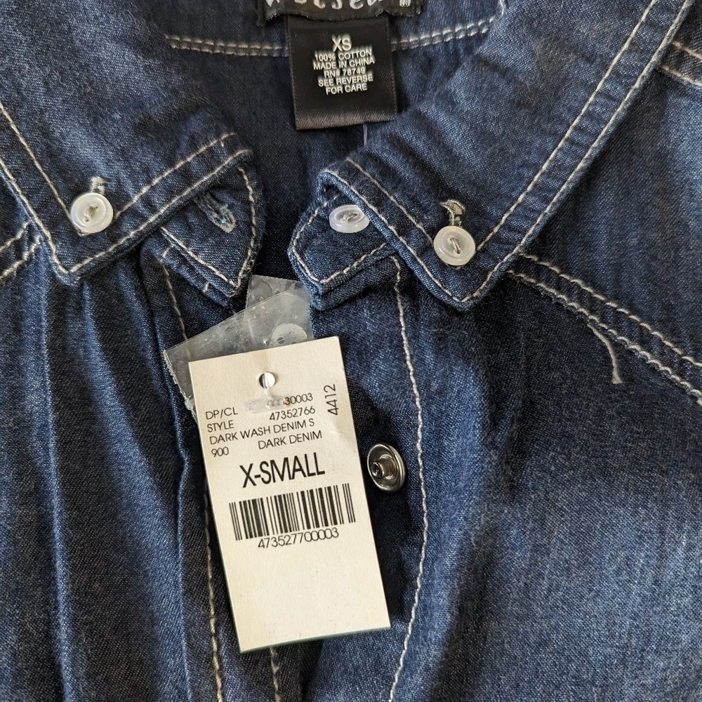 Denim Button Down - Picture 3 of 5